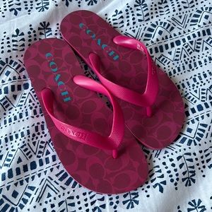Coach Flip Flops